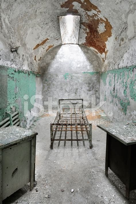 Abandoned Prison Cell With Furniture, Eastern Penitentiary Stock Photo | Royalty-Free | FreeImages