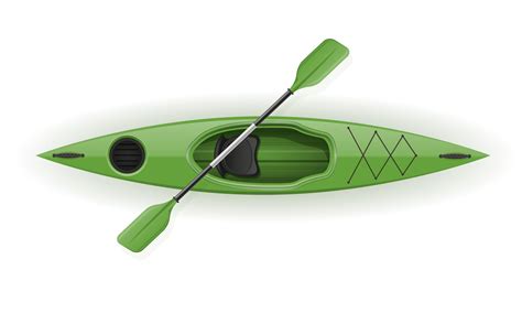 plastic kayak for fishing and tourism vector illustration 515733 Vector Art at Vecteezy