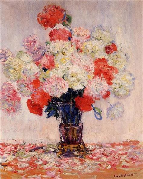 Vase of Peonies, 1882 - Claude Monet - WikiArt.org