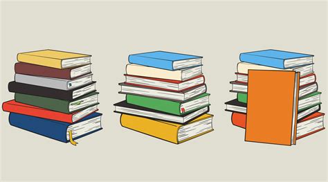 Stack Of Books Vector Art, Icons, and Graphics for Free Download