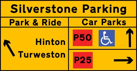 2025 Silverstone Parking Info & Park and Ride details for F1