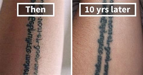 Thinking Of Getting A Tattoo? These 35 Pics Reveal How Tattoos Age Over Time | Bored Panda