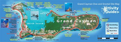 Grand Cayman dive site map | Grand cayman island, Cayman islands ...