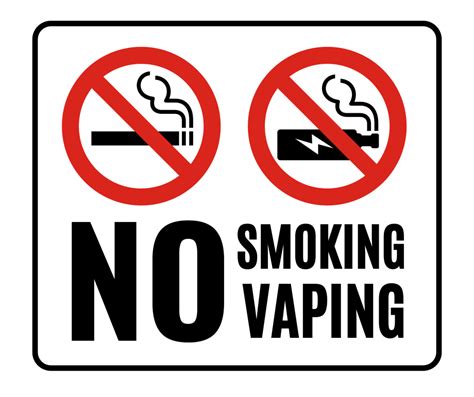 No Smoking No Vaping Sign - Free Printable Signs