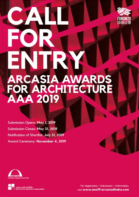 ARCASIA Awards for Architecture AAA 2019 - Singapore Institute of Architects