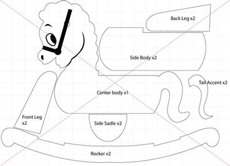 Woodwork Printable Rocking Horse Plans PDF Plans