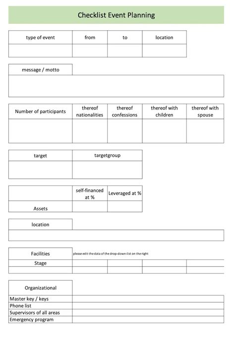 Streamline Your Event Planning with Our Free Excel Template: Simplify ...