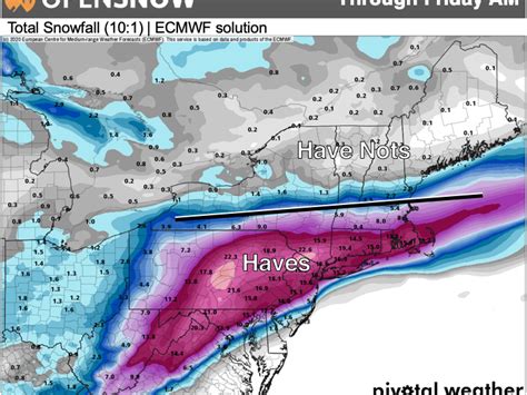 Southern New England Slider(s) | New England Daily Snow | Snow Forecast ...