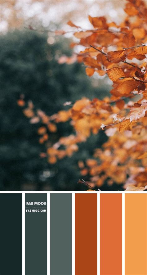 Brown, Green and Orange Colour Scheme – #ColourPalette 110 | Orange color palettes, Orange color ...