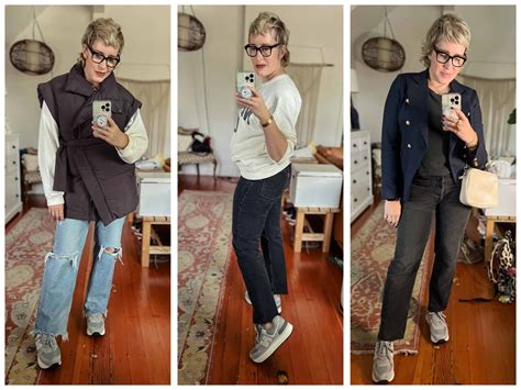 6 Simple Fall Outfits With New Balance 574 Platform Sneakers - The Mom Edit