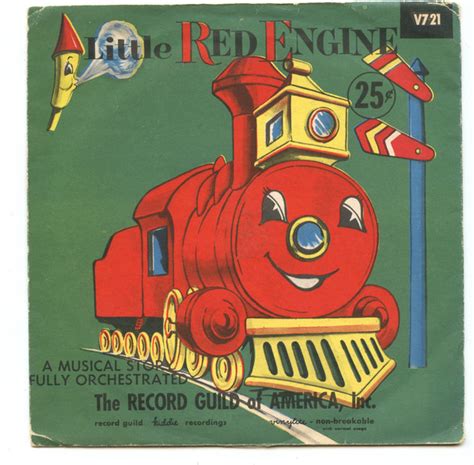 The Tiny Town Trio, Guild Orchestra - Little Red Engine (1954, Red, Vinyl) | Discogs