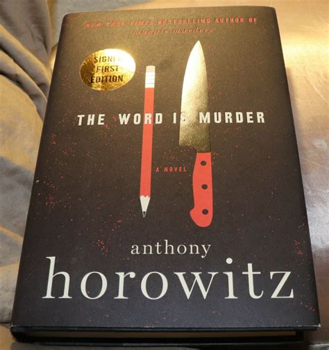 The Word Is Murder by Anthony Horowitz Values - MAVIN