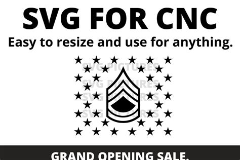 Army Sergeant First Class E7 Stripe in the Union SVG. Use for - Etsy