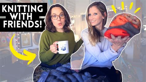 Knitting with a friend...🧶☕️ || The Knitting Podcast - YouTube