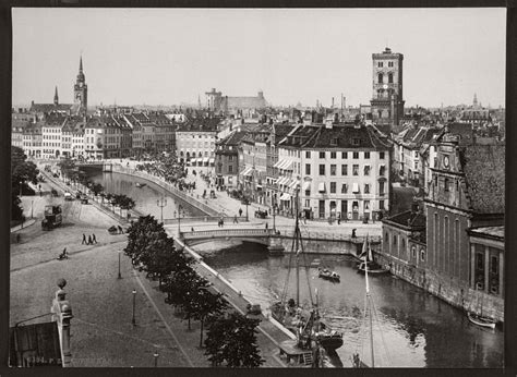 Historic B&W photos of Copenhagen, Denmark, late 19th Century ...