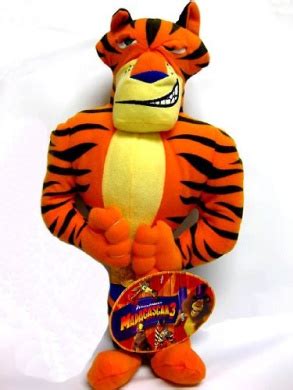 Madagascar 3 Europe's Mosted Wanted 33cm Inch Vitaly The Tiger Plush ...