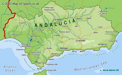 Map of Andalucia map, Andalusia maps