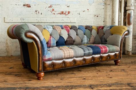 Cotswold Patchwork Chesterfield Sofa | Oswald & Pablo