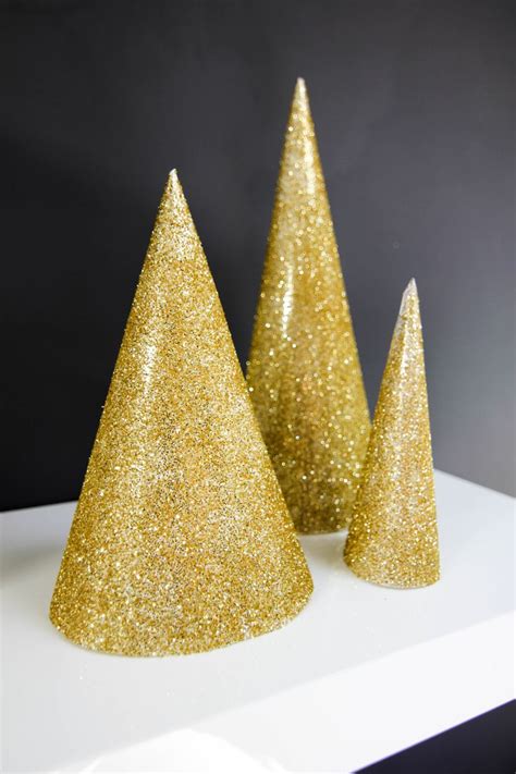 glitter christmas trees