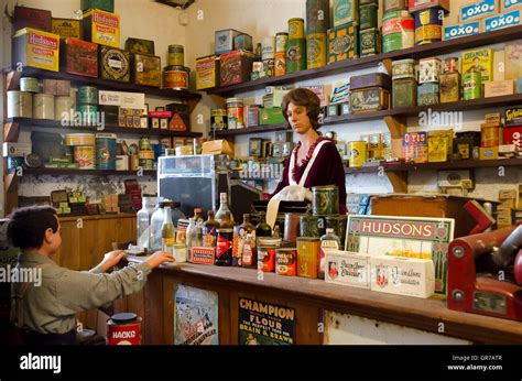 Old shop interior, Tawhiti Museum, Hawera, Taranaki, North Island, New ...