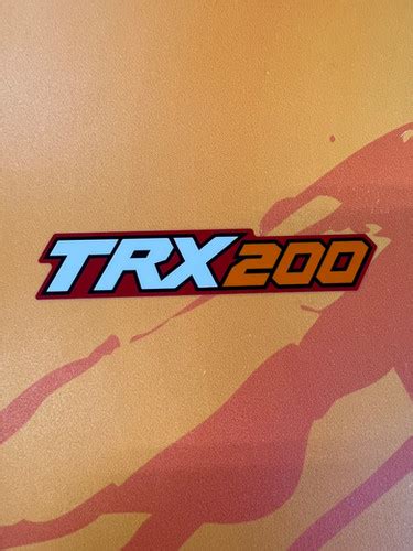 1984 TRX200 Front Decal | Blue Line Graphics