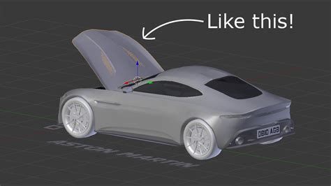 Blender Tutorial - Open the Hood of Your 3D Car Model - YouTube