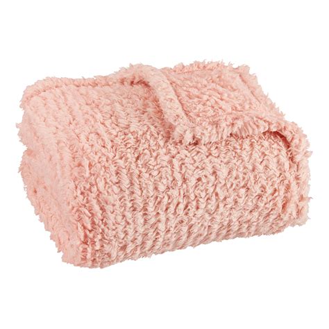 Mainstays Sherpa Throw Blanket, 60" x 50", Pink - Walmart.com