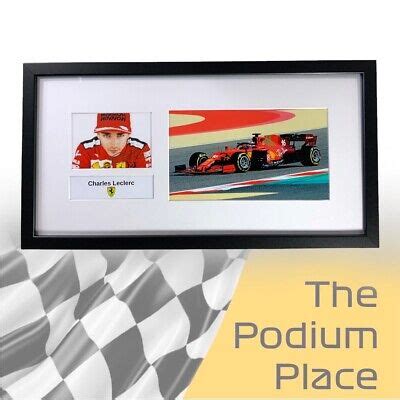 SCUDERIA FERRARI F1 Charles Leclerc Framed Signed Driver Card with Photograph 😍 £150.00 ...