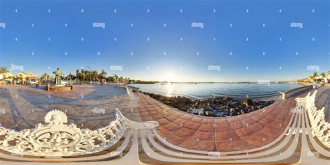 360° view of Malecon sunset at La Paz - Alamy