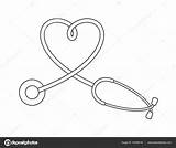 Stethoscope Coloring Pages sketch template