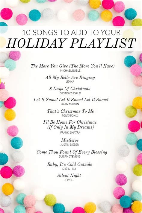 10 Songs To Add To Your Holiday Playlist | Glitter Guide | Holiday playlist, Christmas playlist ...