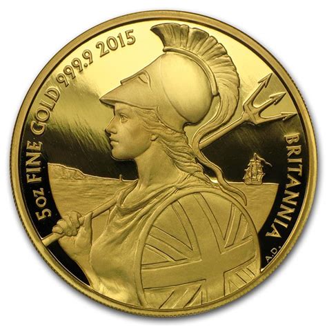 Buy 2015 Great Britain 5 oz Proof Gold Britannia | APMEX