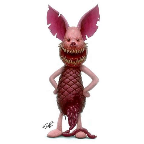 11 of Your Favorite Childhood Cartoon Characters Turned Into Monsters ...