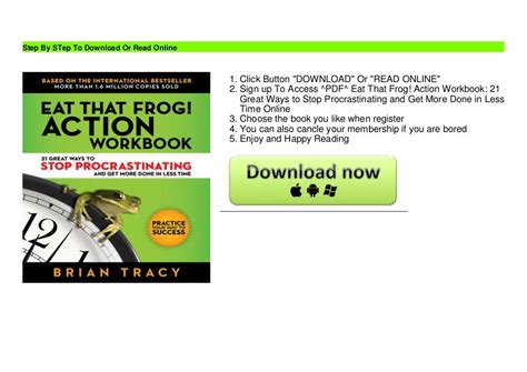 ^PDF^ Eat That Frog! Action Workbook: 21 Great