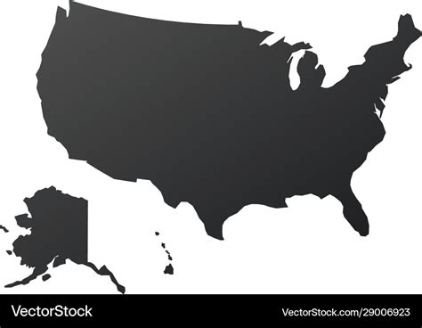 United States Map Silhouette Vector United States Map | sexiezpix Web Porn