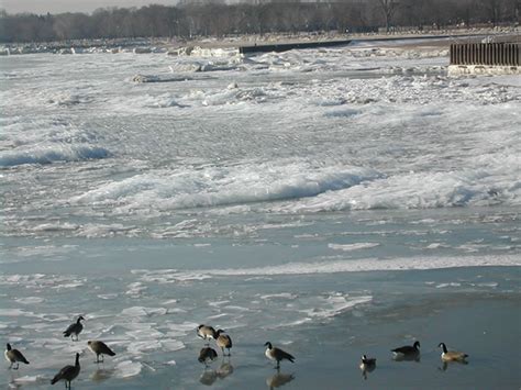 Frozen Lake Michigan