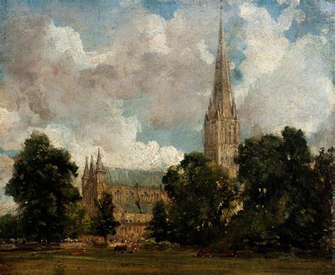 Salisbury Cathedral from the South West Painting | John Constable Oil Paintings