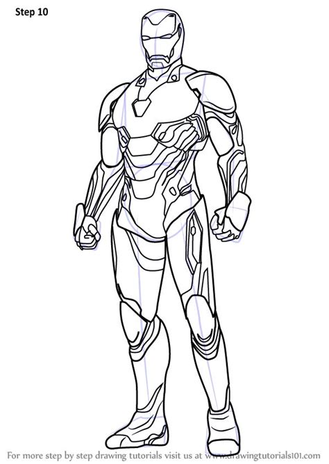 Iron Man Infinity War Coloring Pages