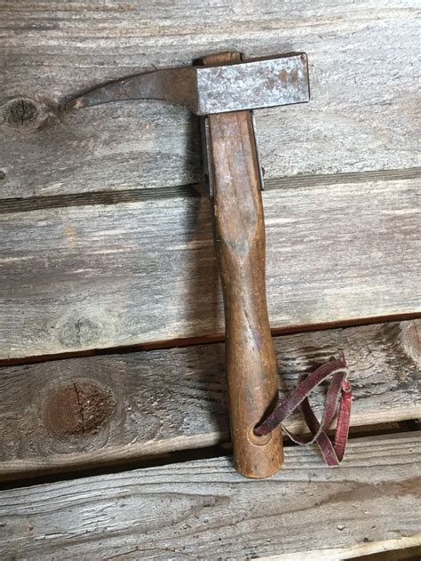 Vintage Wood Handle Piton Hammer | Antique tools, Vintage wood, Vintage ...