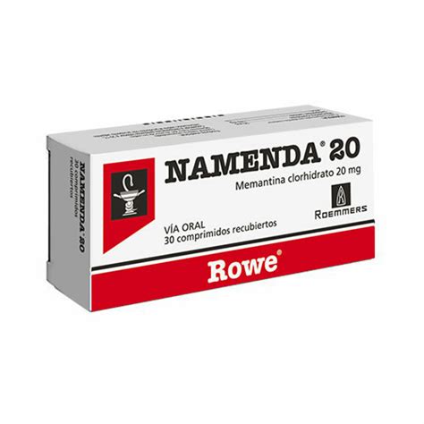 NAMENDA 20 MG. X 30 COMP. — Farmaglam