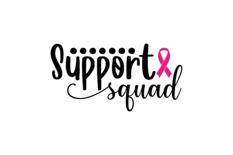 Premium Vector | Support squad logo with the title'support squad