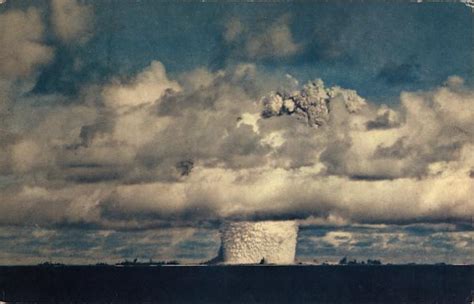 Spectacular Nuclear Explositon Enewetak Atoll, Marshall Islands South Pacific Postcard