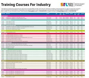 Fully Funded Courses for Industry from Southern Regional College ...