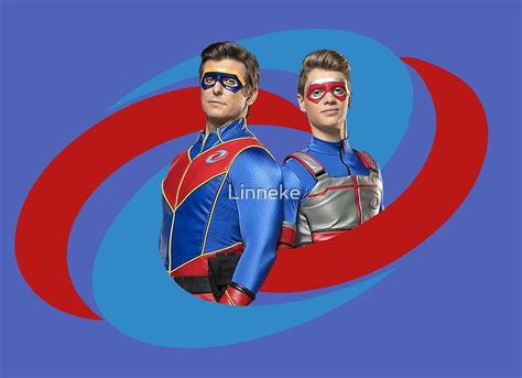 "Captain Man and Kid Danger - Logo" by Linneke | Redbubble