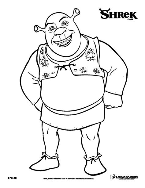 Shrek Pinocchio Coloring Pages Coloring Pages