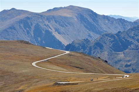 Autoroute: Trail Ridge Road door het Rocky Mountain National Park