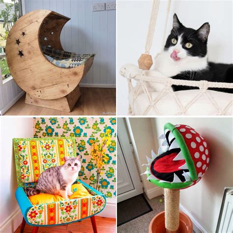 30 Unique DIY Cat Bed Ideas That Anyone Can Make - Blitsy