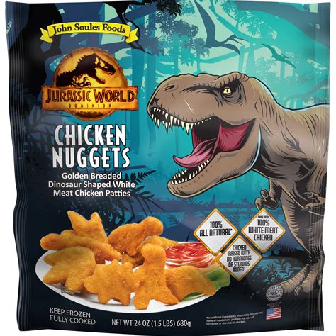 John Soules Foods Fully Cooked Frozen Chicken Nuggets - Jurassic World ...