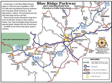 Printable Blue Ridge Parkway Map – Printable Map of The United States