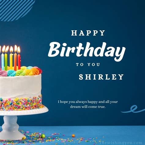 100+ HD Happy Birthday Shirley Cake Images And Shayari